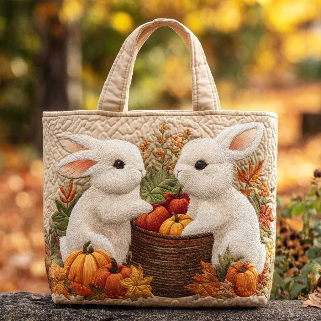 Digital Print Floral Canvas Tote Bag