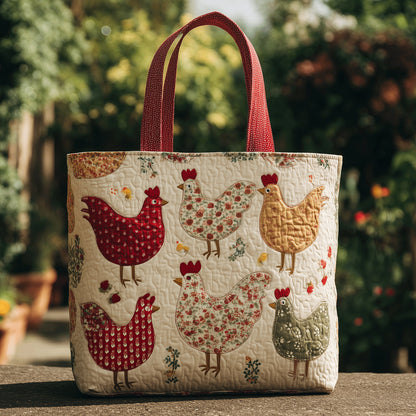 Digital Print Floral Canvas Tote Bag