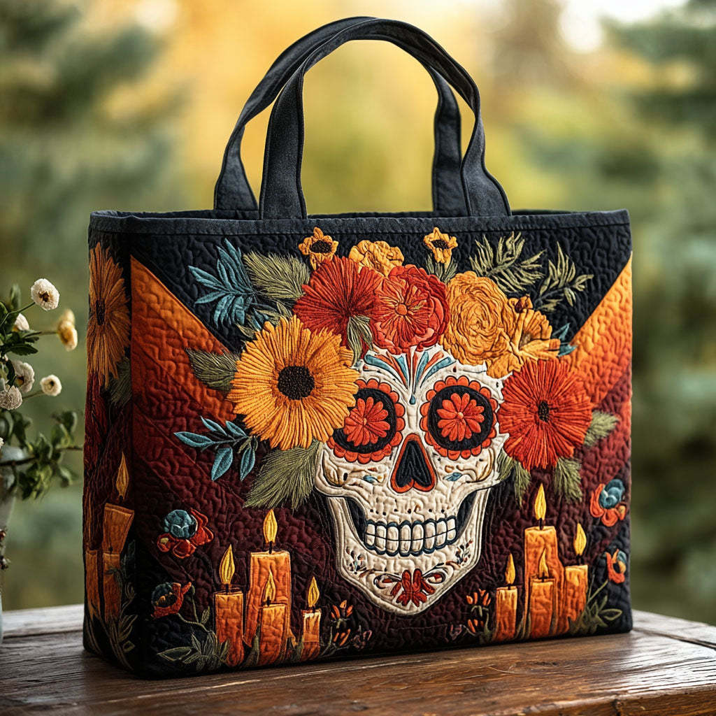 Digital Print Floral Canvas Tote Bag