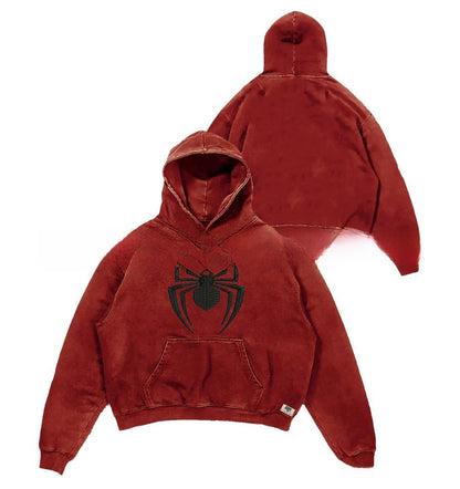 Digital Print Hooded Long Sleeve Shirt