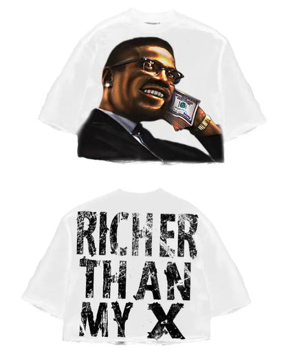 Digital Print Round Neck Women T-Shirt