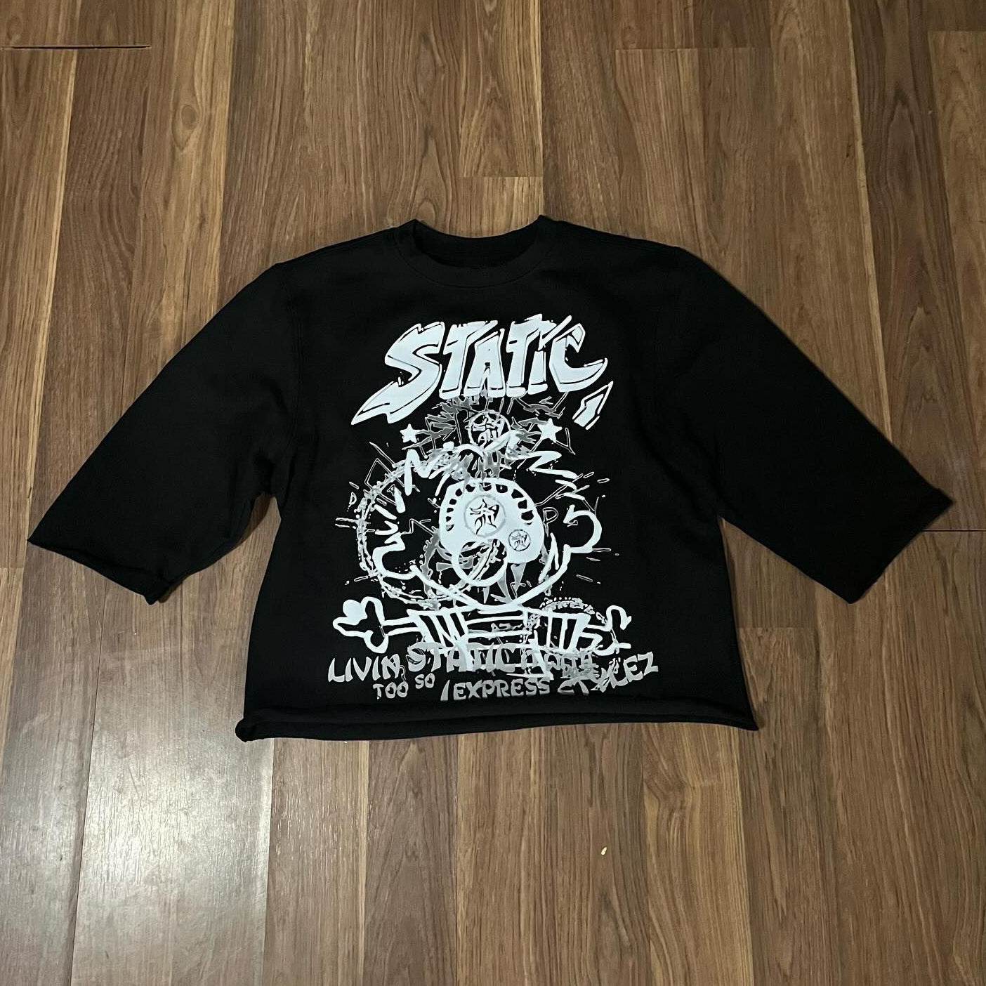 Digital Print Round Neck Women T-Shirt