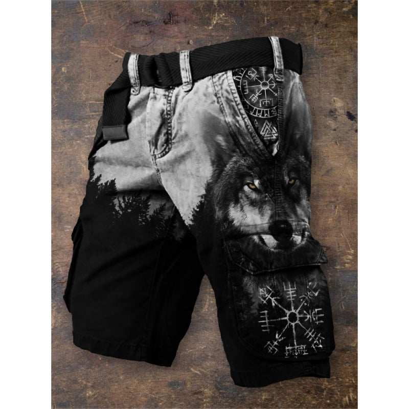 Digital Print Trendy Shorts
