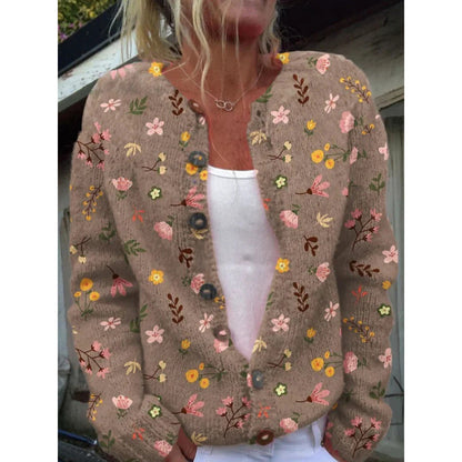 Digital Printed Cardigan Hoodie for Women – Early Spring/Autumn