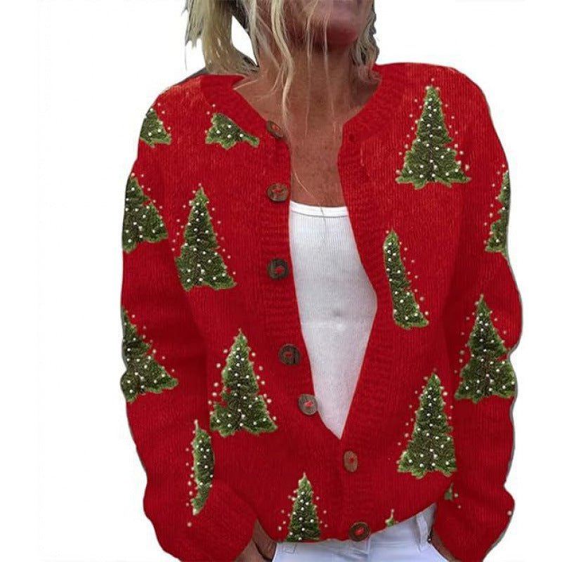 Digital Printed Cardigan Hoodie for Women – Early Spring/Autumn