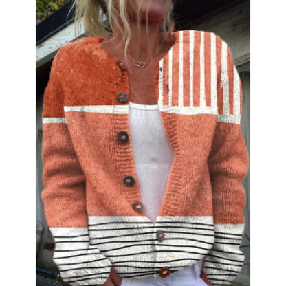 Digital Printed Cardigan Hoodie for Women