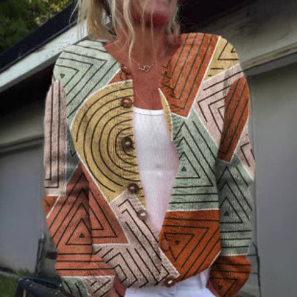 Digital Printed Cardigan Hoodie