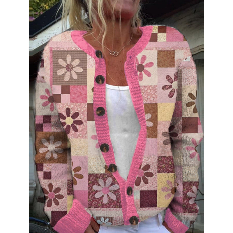 Digital Printed Cardigan Hoodie