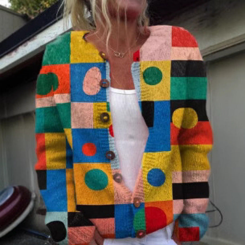 Digital Printed Cardigan Hoodie