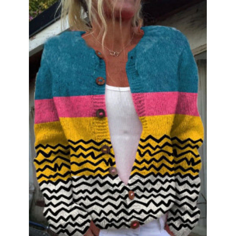 Digital Printed Cardigan Hoodie