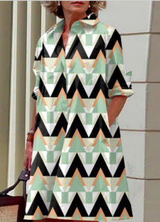 Digital-printed dress