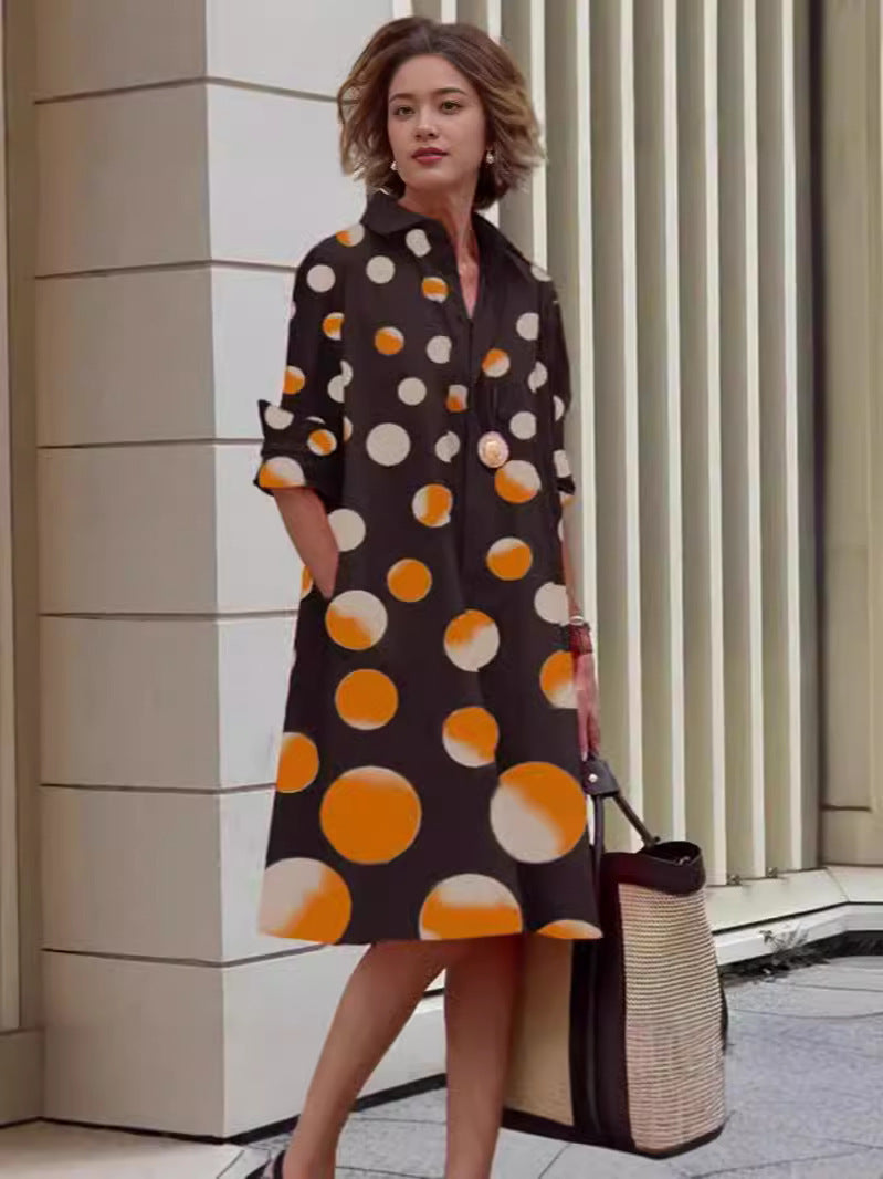 Digital-printed dress