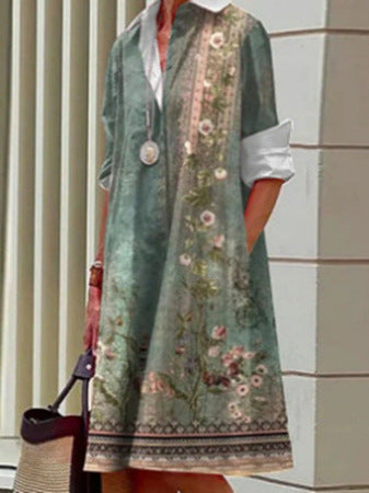 Digital-printed dress
