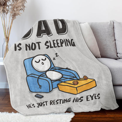 Digital-printed flannel throw blanket