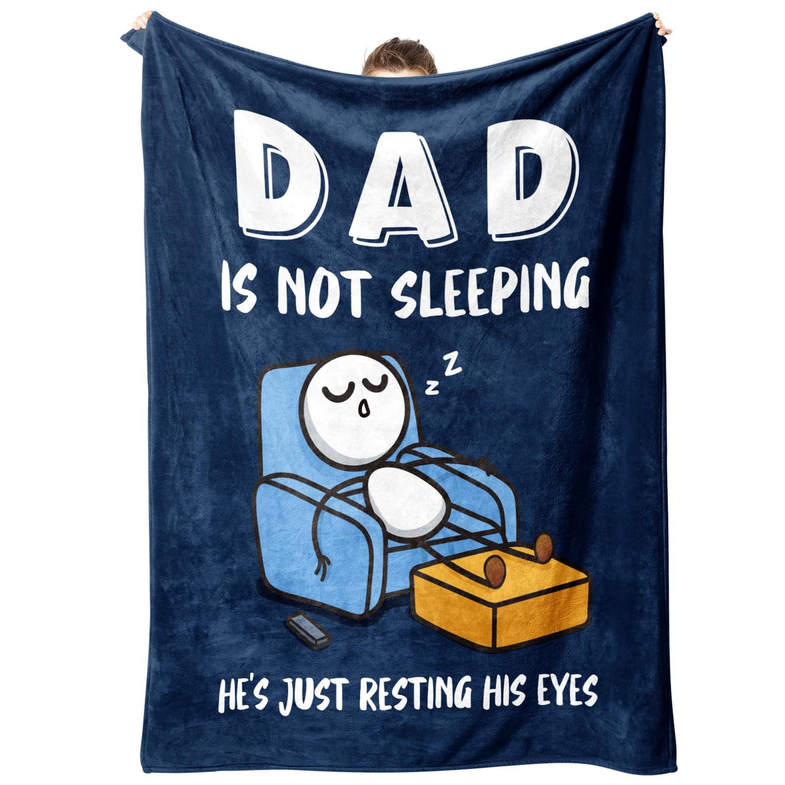 Digital-printed flannel throw blanket
