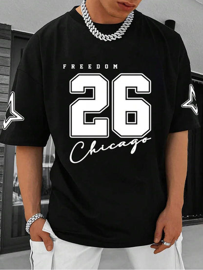 Digital Printed Street Trendy Men's and Women's T-shirts