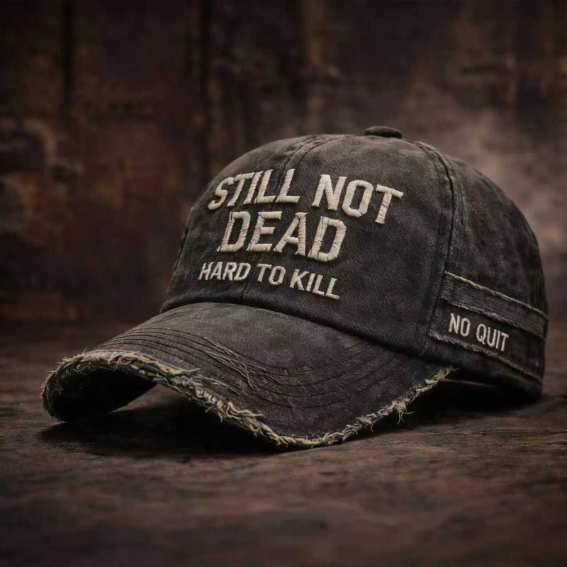 Digital Printed Washed Baseball Cap Adjustable Sun Hat