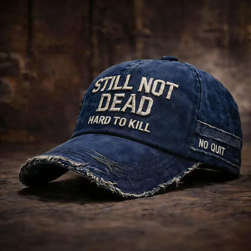Digital Printed Washed Baseball Cap Adjustable Sun Hat