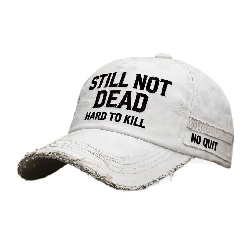 Digital Printed Washed Baseball Cap Adjustable Sun Hat