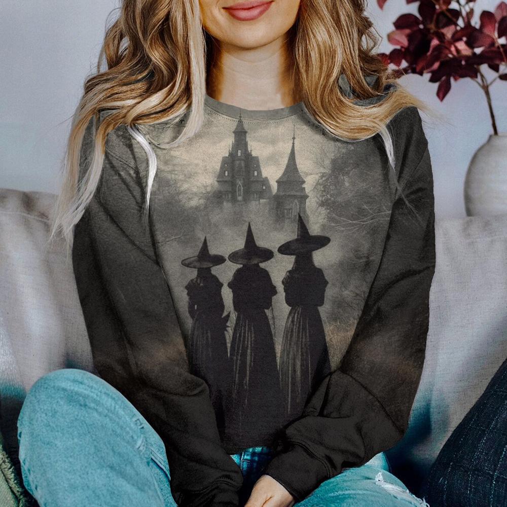 Digital Printing Skull Hooded Sweatshirt