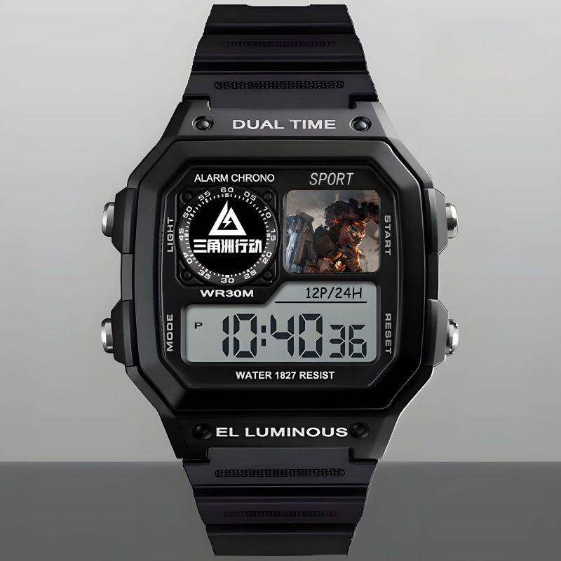 Digital Sports Watch with Alarm Calendar