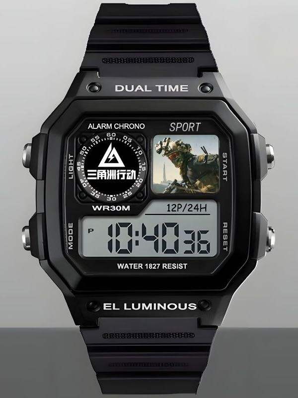 Digital Sports Watch with Alarm Calendar
