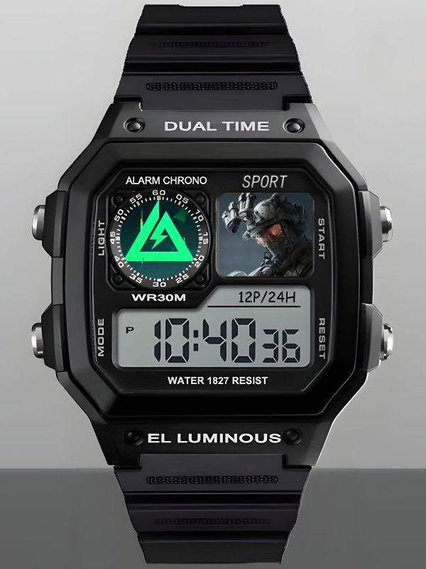 Digital Sports Watch with Alarm Calendar