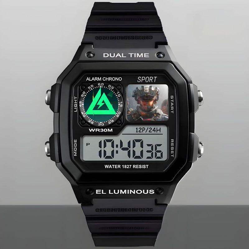 Digital Sports Watch with Alarm Calendar