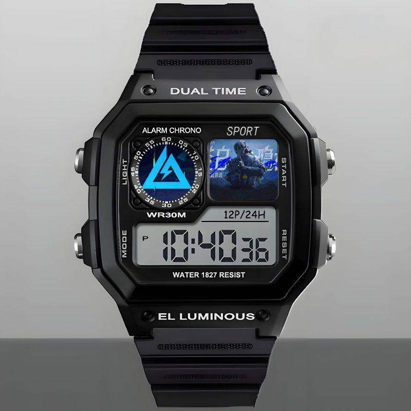 Digital Sports Watch with Alarm Calendar