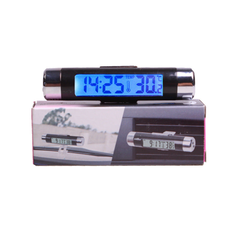 Digital thermometer clock