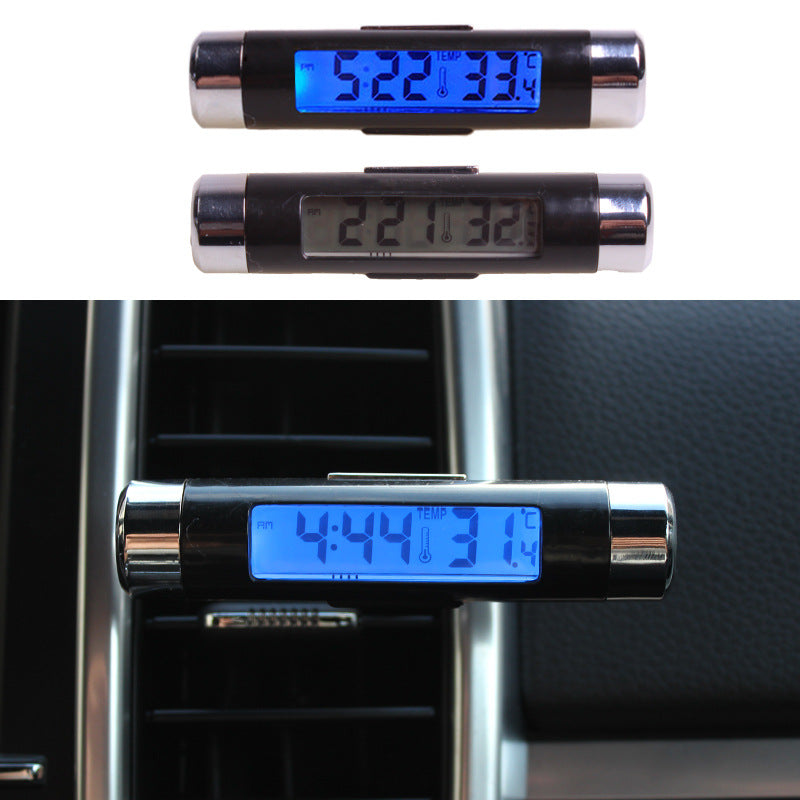 Digital thermometer clock