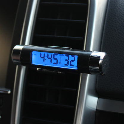 Digital thermometer clock