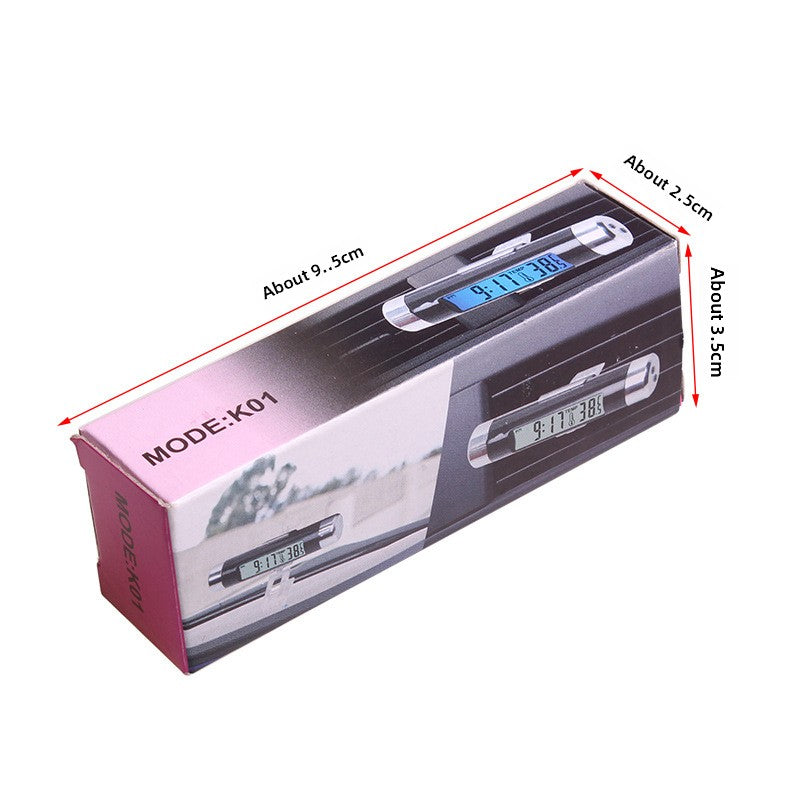 Digital thermometer clock