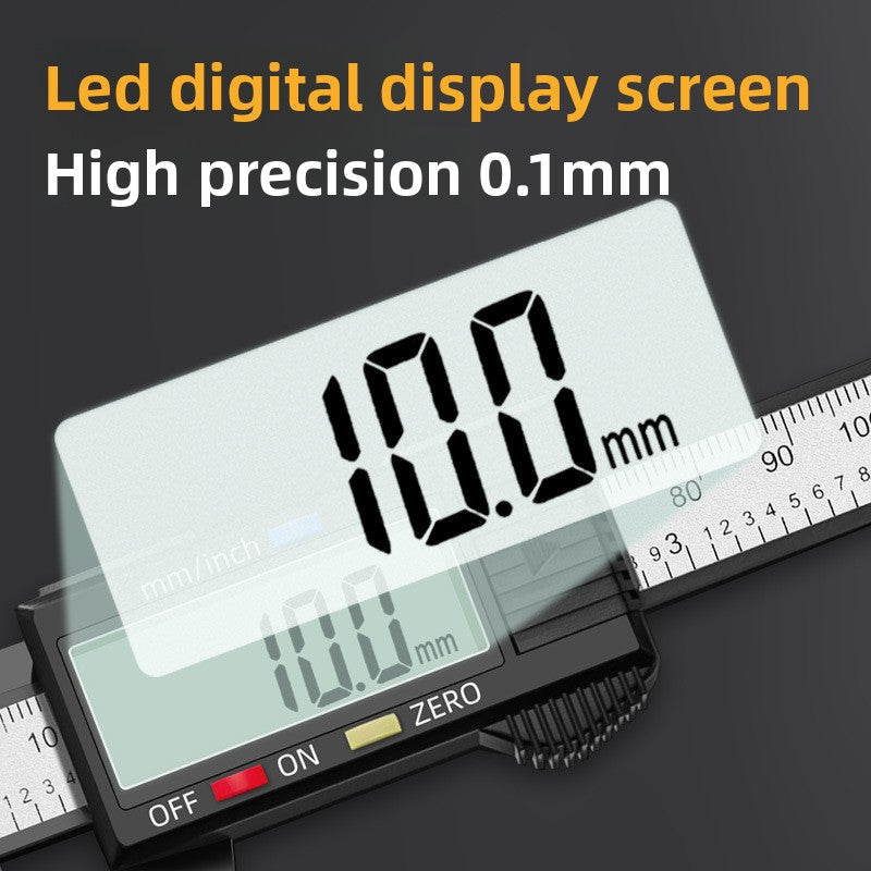 Digital Vernier Caliper High Precision Plastic Measuring Tool