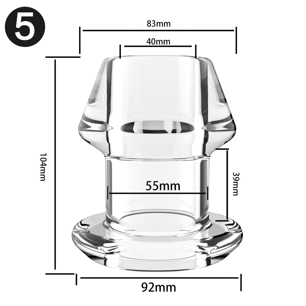 dilation enema cleansing device