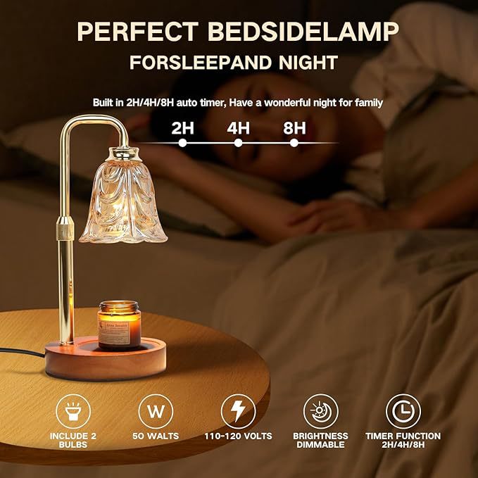 Dimmable Bamboo Aromatherapy Lamp