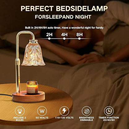 Dimmable Bamboo Aromatherapy Lamp