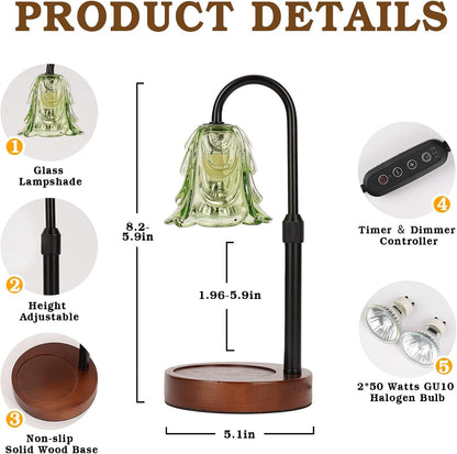 Dimmable Bamboo Aromatherapy Lamp