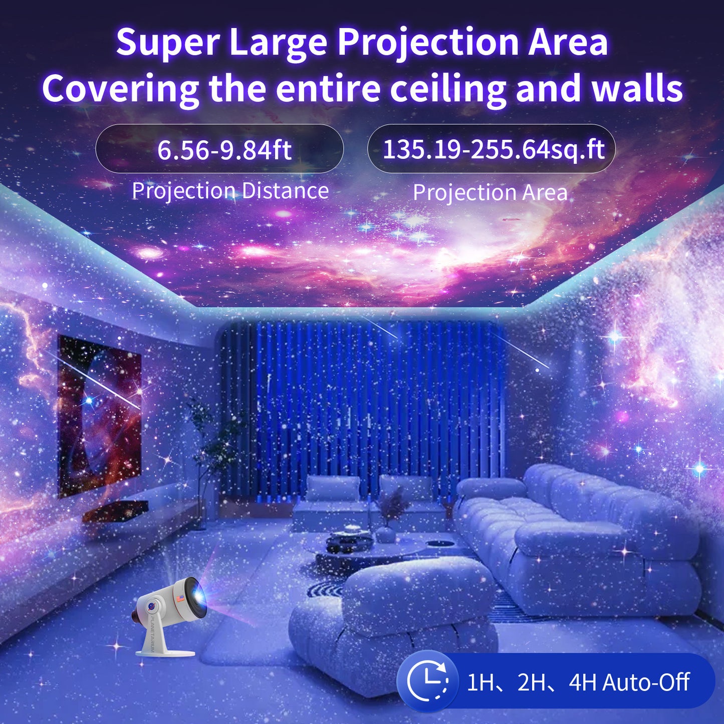 Dimmable Starry Sky Projection Night Light