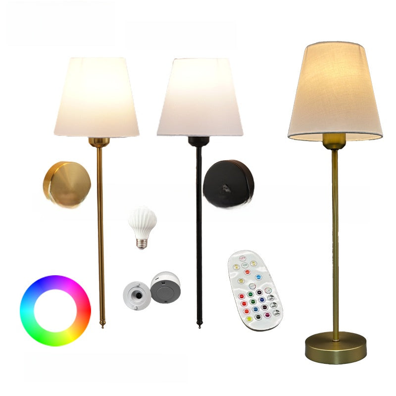 Dimmable Wireless Wall Lamp with Remote Control