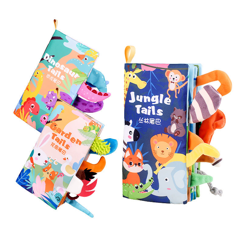 Dinosaur animal tail book
