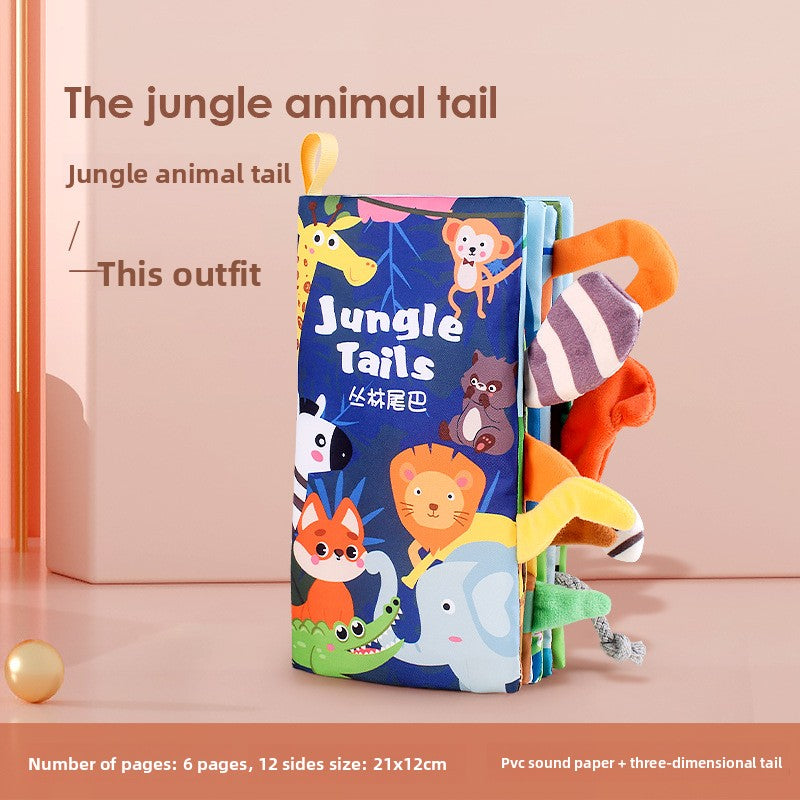 Dinosaur animal tail book