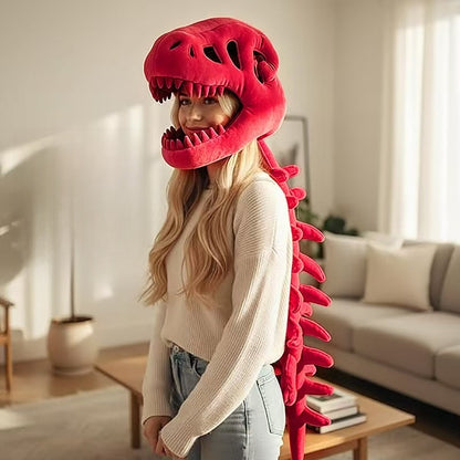 Dinosaur Headgear Skeleton Funny Headgear