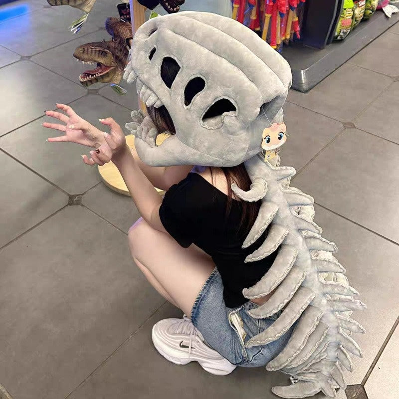 Dinosaur Headgear Skeleton Funny Headgear