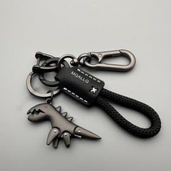 Black Rope Black Dinosaur Waist Buckle
