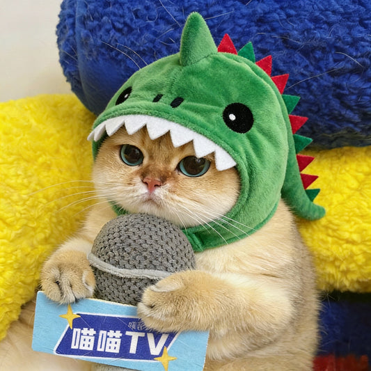 Dinosaur Pet Costume Headgear