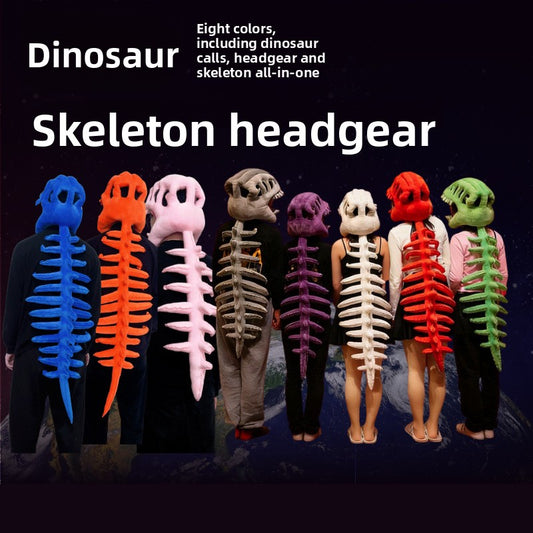 Dinosaur Plush Head Cover Costume