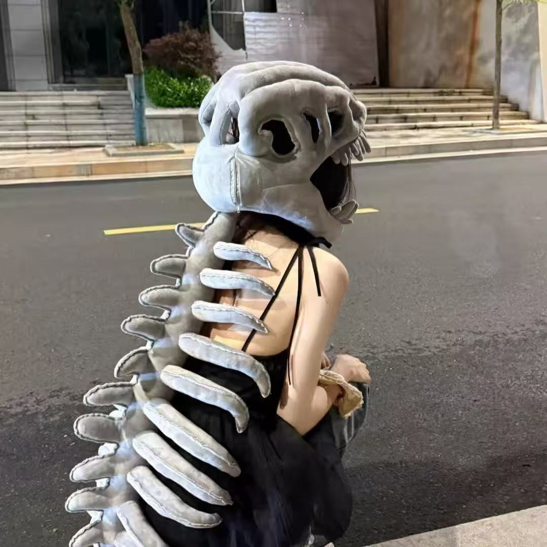 Dinosaur Skeleton Costume Skull Hat
