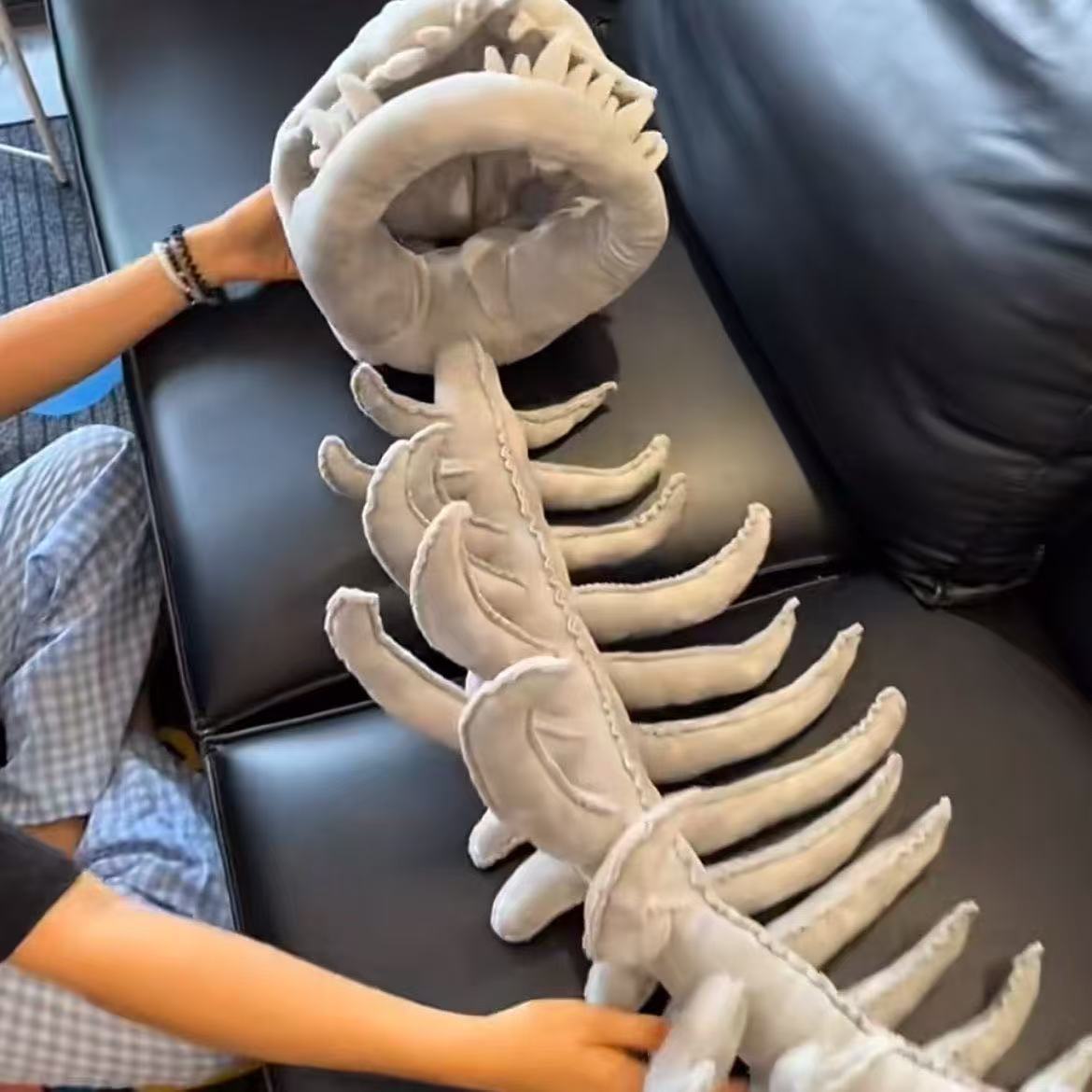 Dinosaur skeleton head mask hat