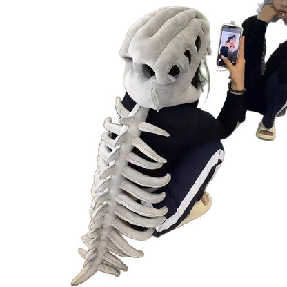 Dinosaur skeleton head mask hat